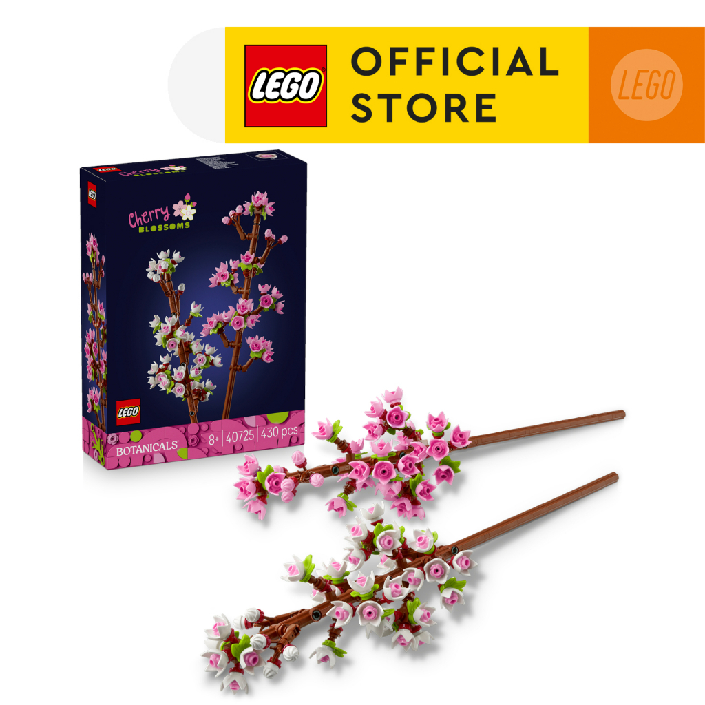 LEGO Iconic 40725 Cherry Blossoms (430pcs.), Building Blocks, Kids Toy