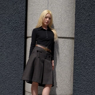 ÉTOILE BNK GIGI SNAP POLO โปโลเนื้อผ้ายืดหลายสี (สินค้าพรีออเดอร์บางสีและไซส์)