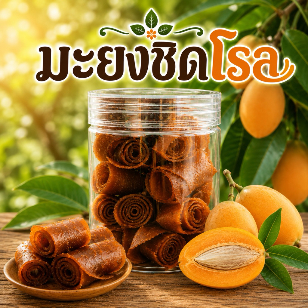 มะยงชิดโรล ม้วนสำเร็จทานได้ทันที