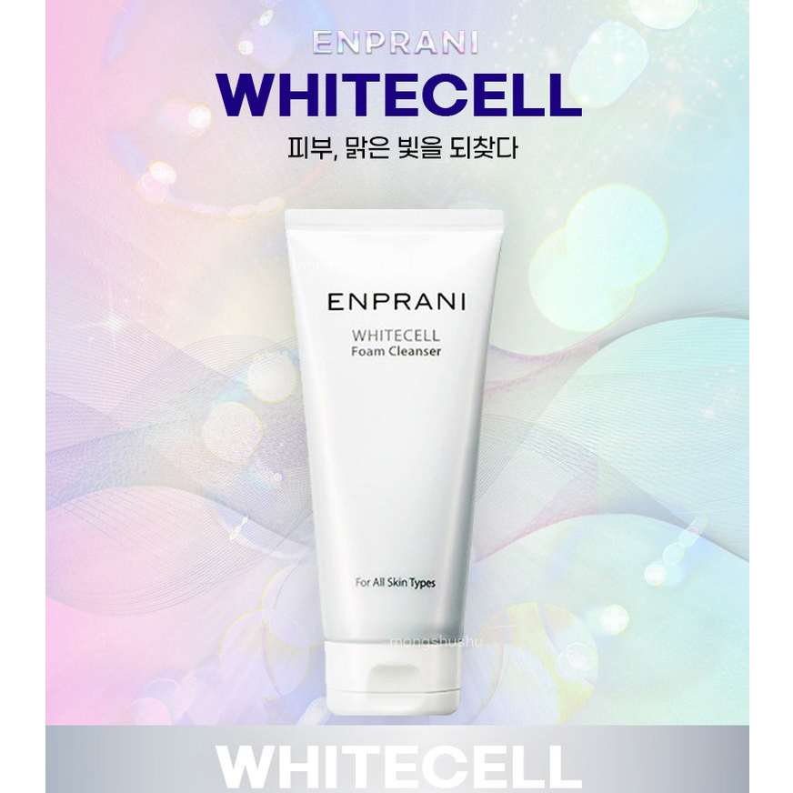 ENPRANI WHITECELL Foam Cleanser 100mLโฟมล้างหน้าที่ช่วยขจัดสิ่งสกปรก ความมันส่วนเกิน และเซลล์ผิวเก่าอย่างอ่อนโยน