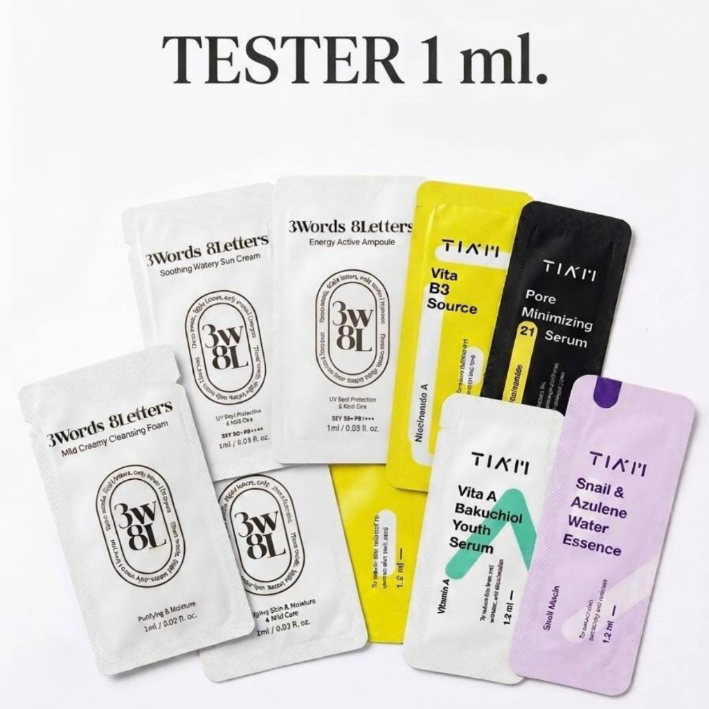 [Seoul2u🌟Only] TESTER เทสเตอร์ 1ml สินค้าทดลองของแบรนด์ต่างๆ 1 กรัม