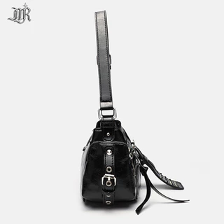 [ Free keychain ]NEW Manyrare.bkk Stud Hacker Bag ข้อเสนอพิเศษ Manyrare BLACK/BROWN/WHITE Bag