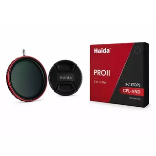 ฟิตเตอร์กล้อง Haida - PROII CPL-VND 2in1 Filter 67mm-82mm (มีฝาปิดฟิตเตอร์) ประกันศูนย์ไทย