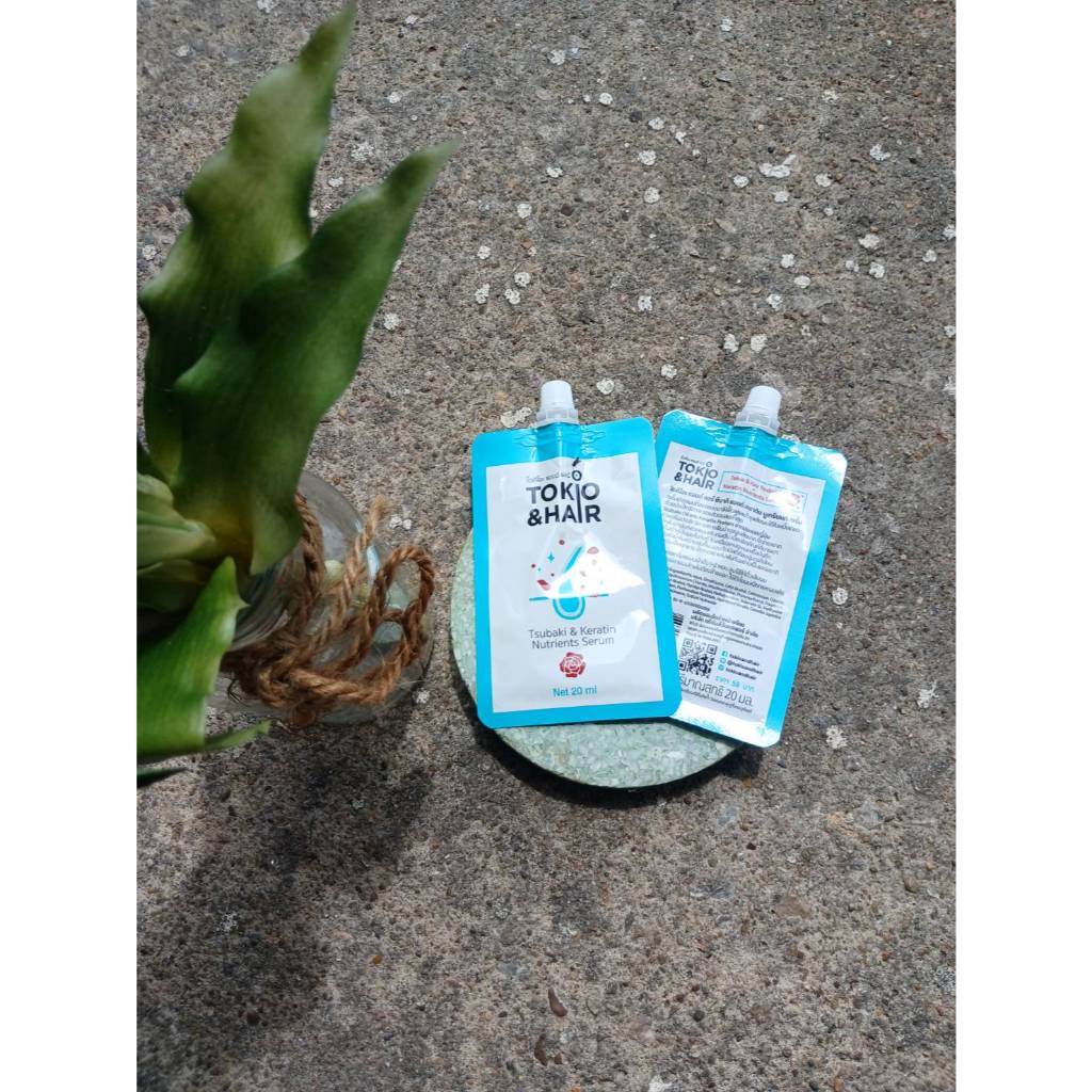 Tokio & Hair Tsubaki & Keratin Nutrients Serum ซอง20มล รูปที่ 3