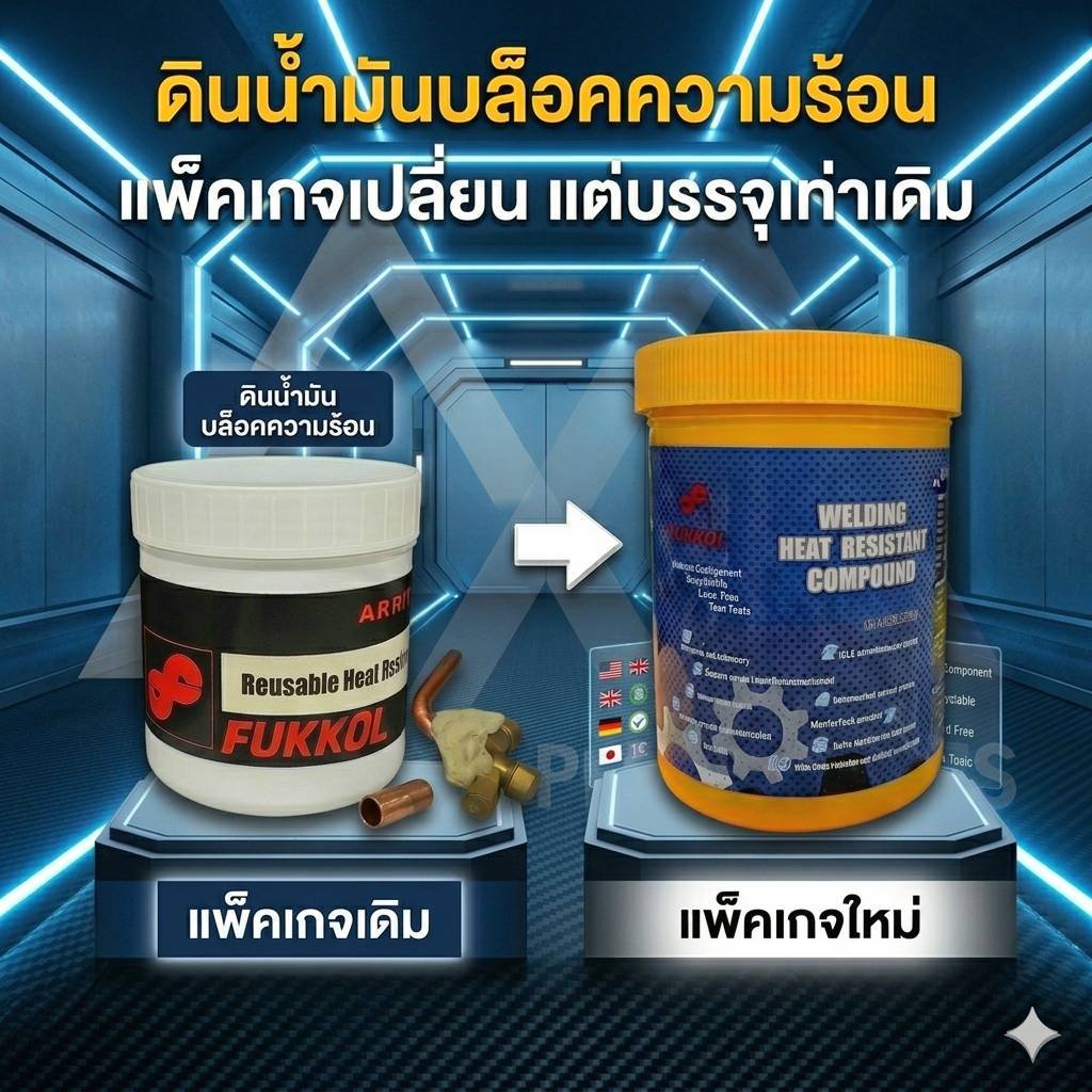 AP อะไหล่แอร์ ดินน้ำมันบล็อคความร้อน Fukkul