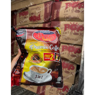 ยกลัง มี30 ห่อ กาแฟป๊อบ (Pop coffee mix) กาแฟ 3 in 1 กาแฟสำเร็จรูป ห่อมี 24 ซอง ขนาด 18ก. ฮาลาล