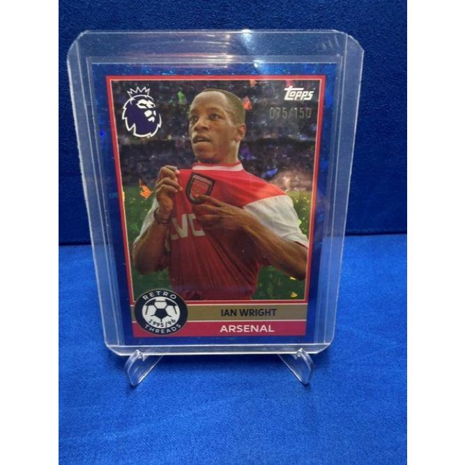 Ian Wright Retro Threads /150 Mini Diamond Topps Premier League 2025-26 Arsenal