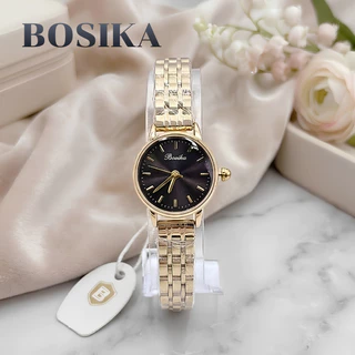 Bosika นาฬิกาข้อมือสายสแตนเลส ใส่สบาย ดีไซน์หรูหรา โดดเด่นในความหรูหรา ใส่แล้วดูแพง