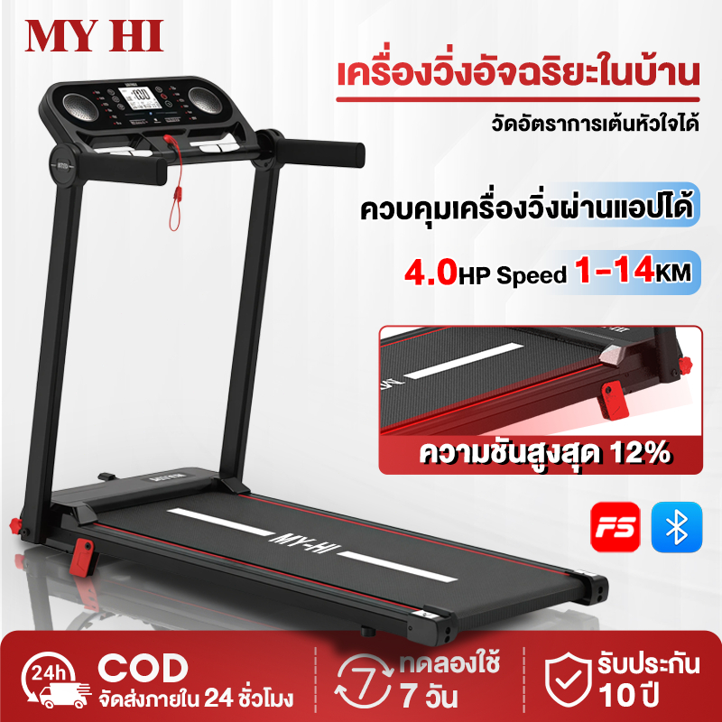 ลู่วิ่งไฟฟ้า treadmill ลู่วิ่ง M11 ขนาด 58 ซม.