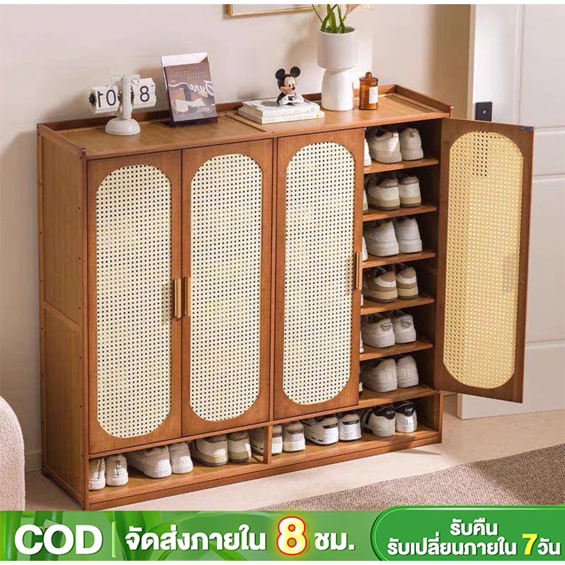 ตู้รองเท้าระบายอากาศ ตู้รองเท้ากันน้ำ ระบายอากาศและป้องกันกลิ่น ปราศจากฟอร์มาลดีไฮด์ สามารถโดนฝนได้