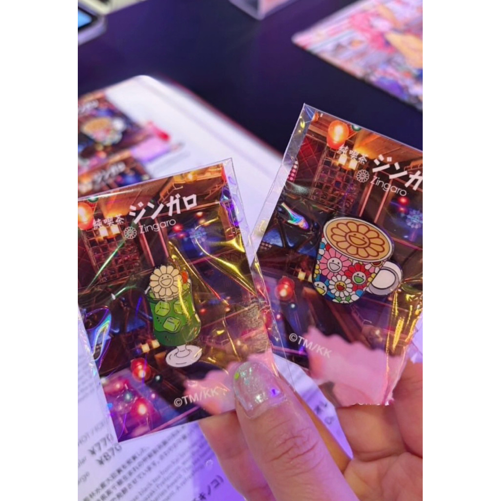 พร้อมส่ง!! เข็มกลัด Takashi Murakami Coffe Zingaro Pin สินค้าใหม่แท้ 100%
