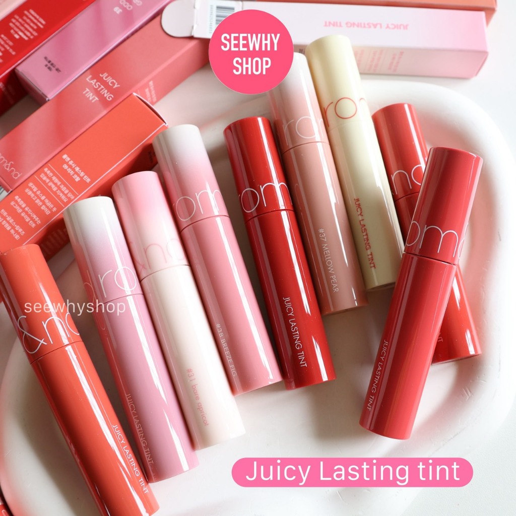 ลิป Rom&nd Juicy Lasting Tint 5.5 g ลิปทิ้นท์สีสดใส