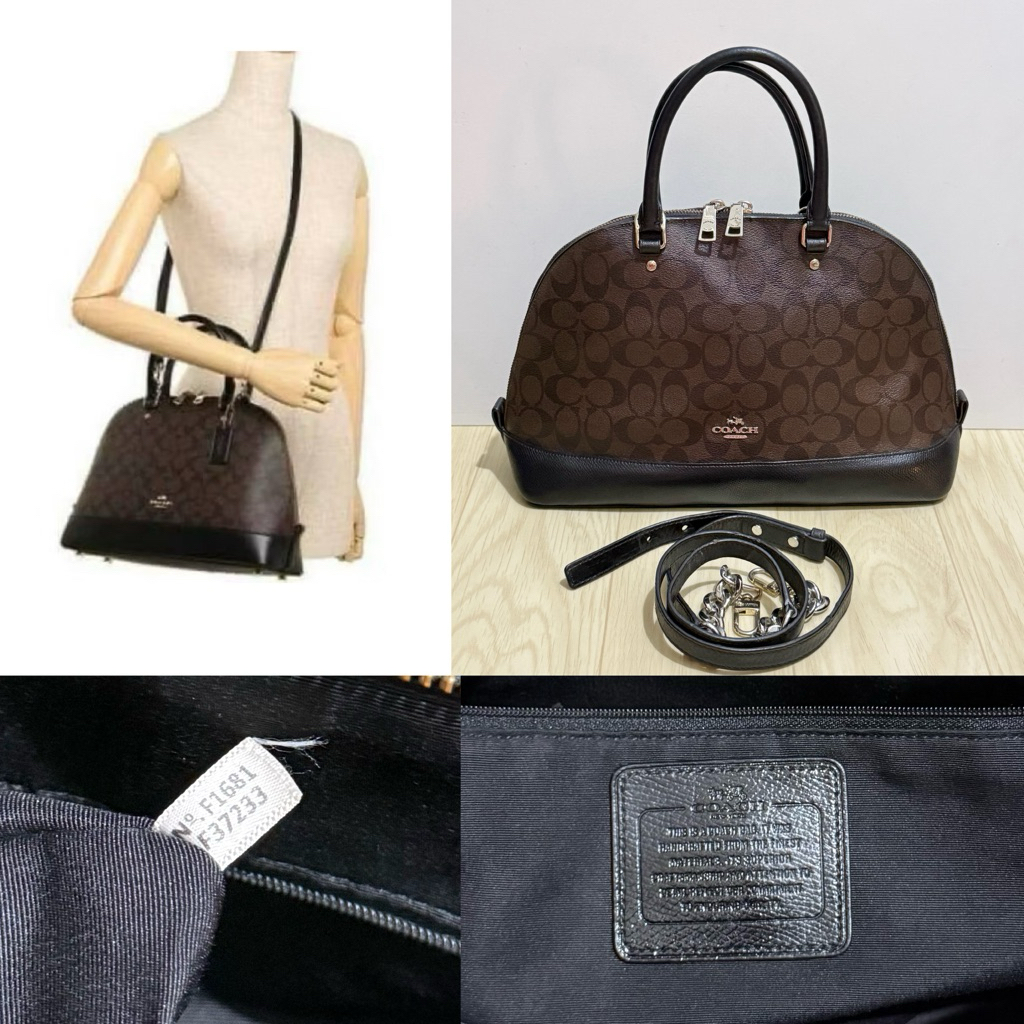 ส่งต่อ ของแท้ กระเป๋า COACH ทรงโดม มือสอง Used