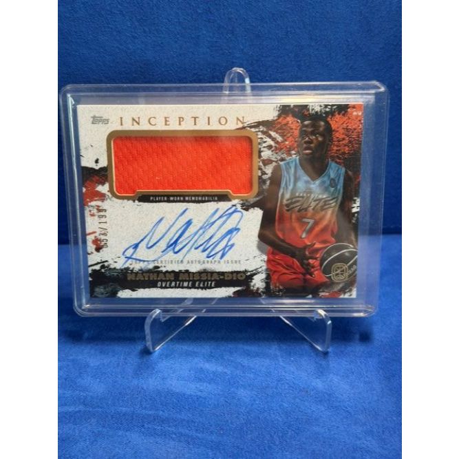 Nathan Missia-Dio 2021 Topps Inception OTE Relic ON-CARD Auto 053/199
