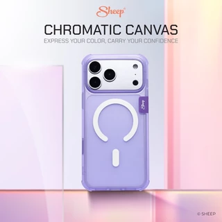 [Sheep Chromatic Canvas For iPhone&Samsung] เคสแมทสำหรับไอโฟน13/14/15/16/17Series และS25U S26U เคสชาร์จแม่เหล็กกันกระแทก