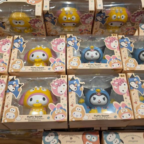 สกุชชี่น่ารัก playpop Sanrio Dino Squish Sanrio ของแท้