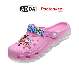 ADDA รุ่น 5TD24-WJ 2density รองเท้าแตะหัวโตลายโดเรม่อน ลิขสิทธิ์แท้ Doraemon ไซส์ 4-6