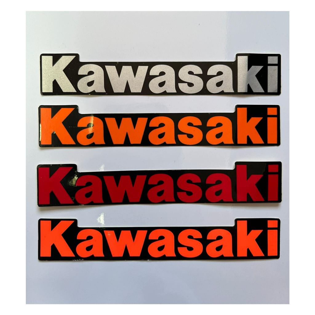 สติ๊กเกอร์ ชิวหน้า บังไมล์ Kawasaki KR 150 Serpico 150 (เคลือบเงาUVแท้)