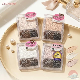 CEZANNE Pearl Glow Highlight บลัชออนเนื้อแวววาว ปัดแก้มไฮไลท์