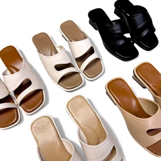 I’mm Shoes รุ่น Tiana 033 รองเท้าส้นสูง ส้นเหลี่ยม สูง1.5 นิ้ว ดีไซน์หน้าเว้า