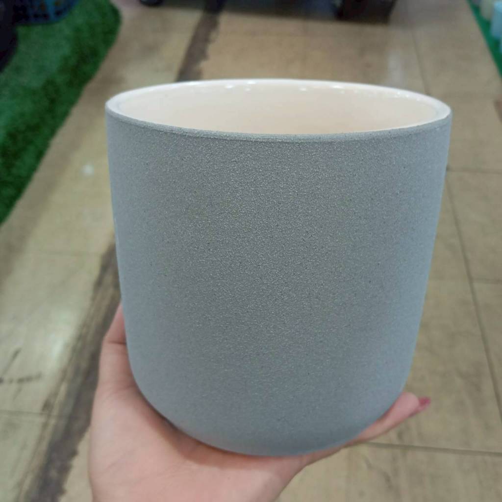 กระถางต้นไม้เซรามิคใบเล็ก กระถางเซรามิก plant pot กระถางแคดตัส