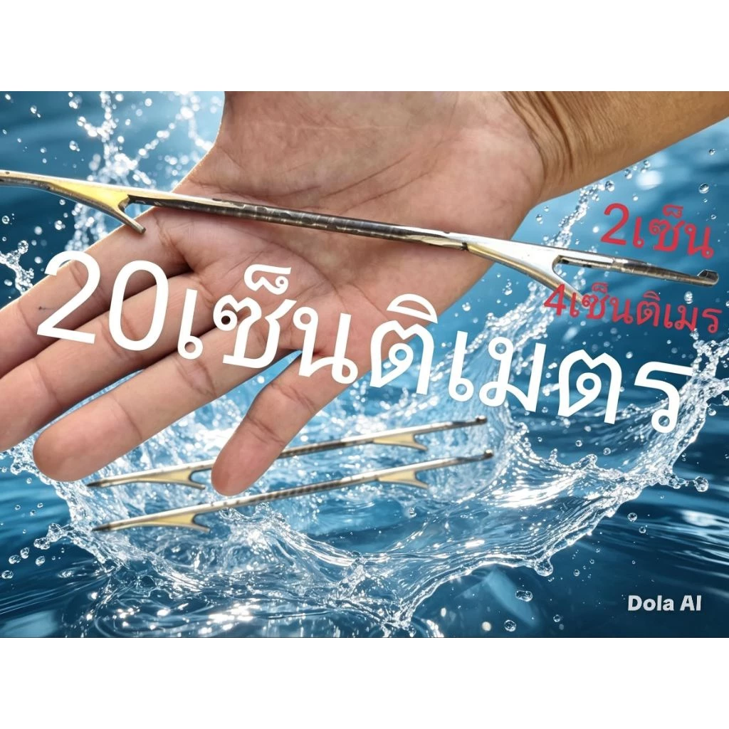 ลูกดอกมินิ2เงี่ยง4มิลยาว20เซน เพิ่มแรงส่ง