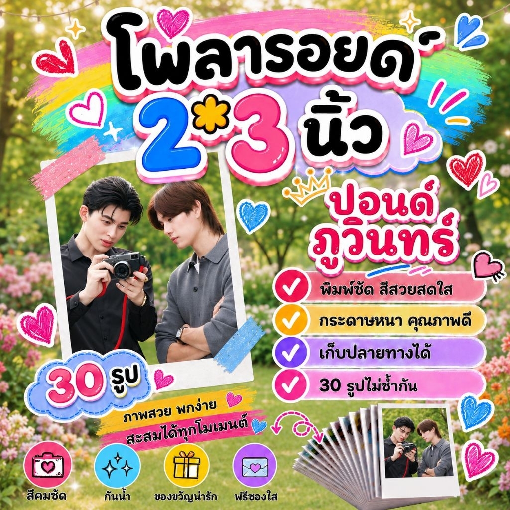 ปอนด์ภูวินทร์ #PondPhuwin ​#มีสติหน่อยคุณธีร์​ โ​พลา​รอยด์​ 30​ รูป​