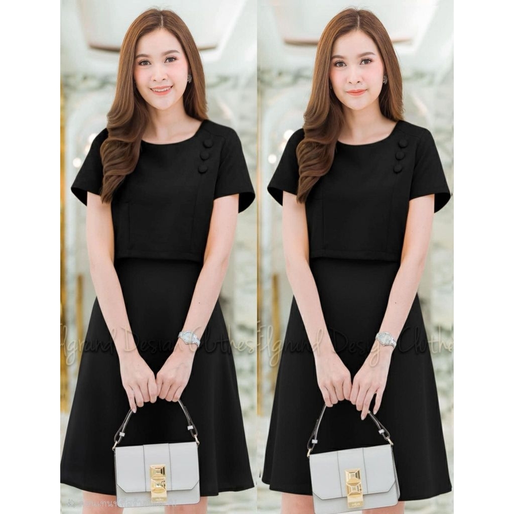 เดรสทำงาน elgrand ไซส์ L