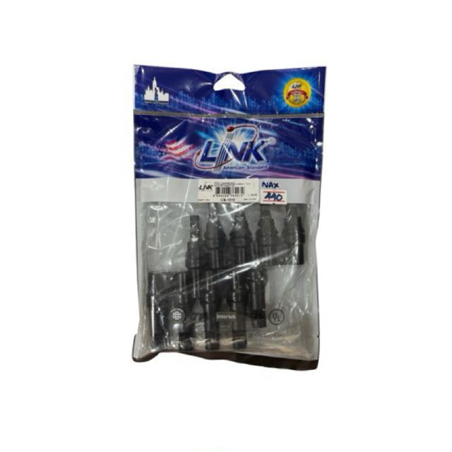 CB-1010 MC4 T-Type 4 In 1 Out Connector (1 คู่) ขั้วต่อขนานโซลาร์เซลล์ เข้า 4 ออก 1 รองรับ 1500V ของ