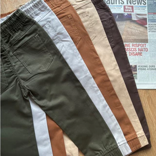 กางเกงขาจั้มเด็ก Jogger ผ้าดี ทรงสวย ใส่ได้ทั้ง ชาย/หญิง WB 2-14Y 📌(ส่งจากไทย🇹🇭)