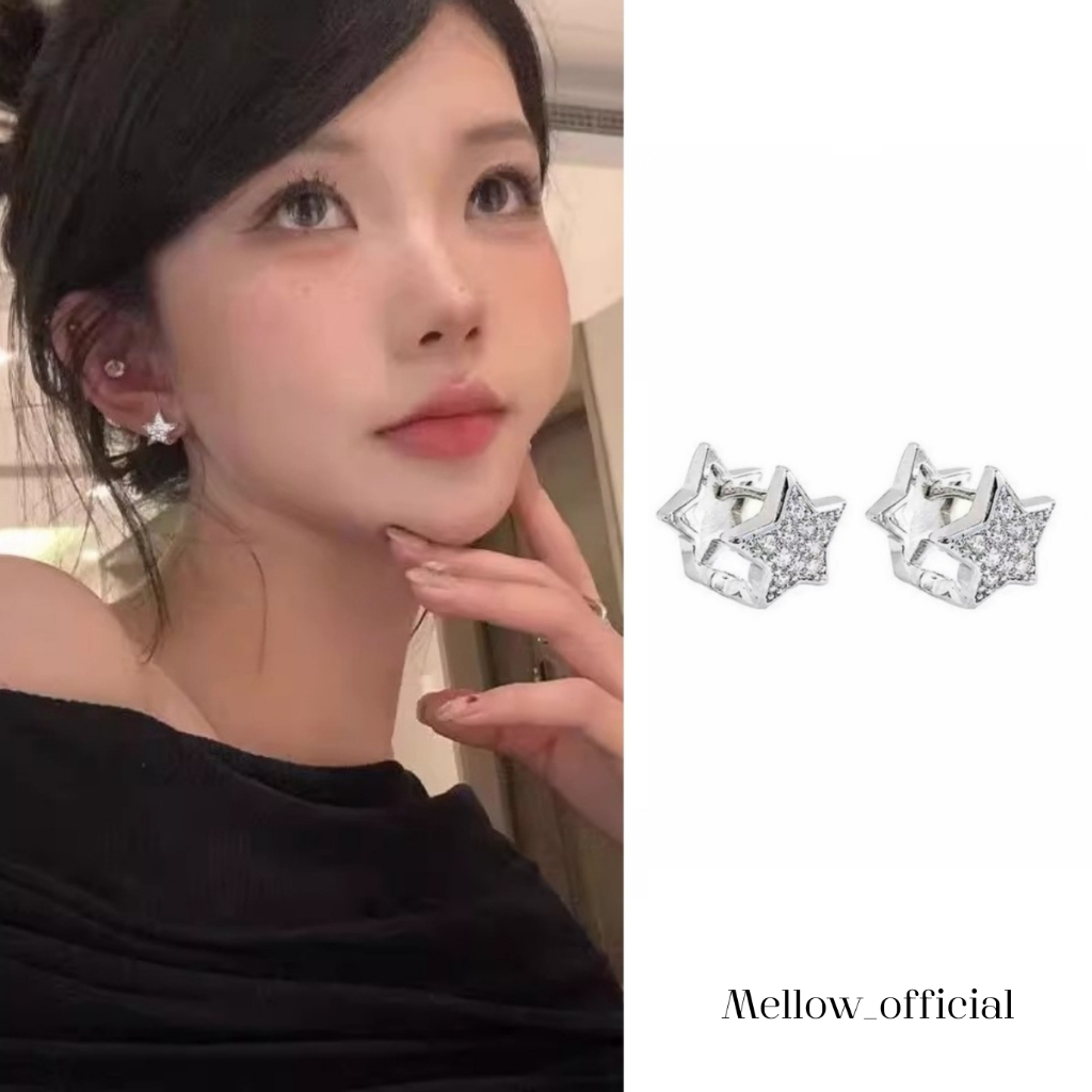 ⭐️ Little Star Sparkle ⭐️ ต่างหูดาววิ้ง รุ่นฮิต ใส่แล้วน่ารักแบบตะโกน RA25 Mellow✨