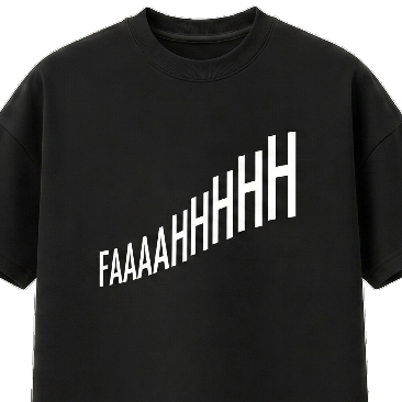 เสื้อยืด FAAAAHHHHH มีมเสียงสุดฮิต