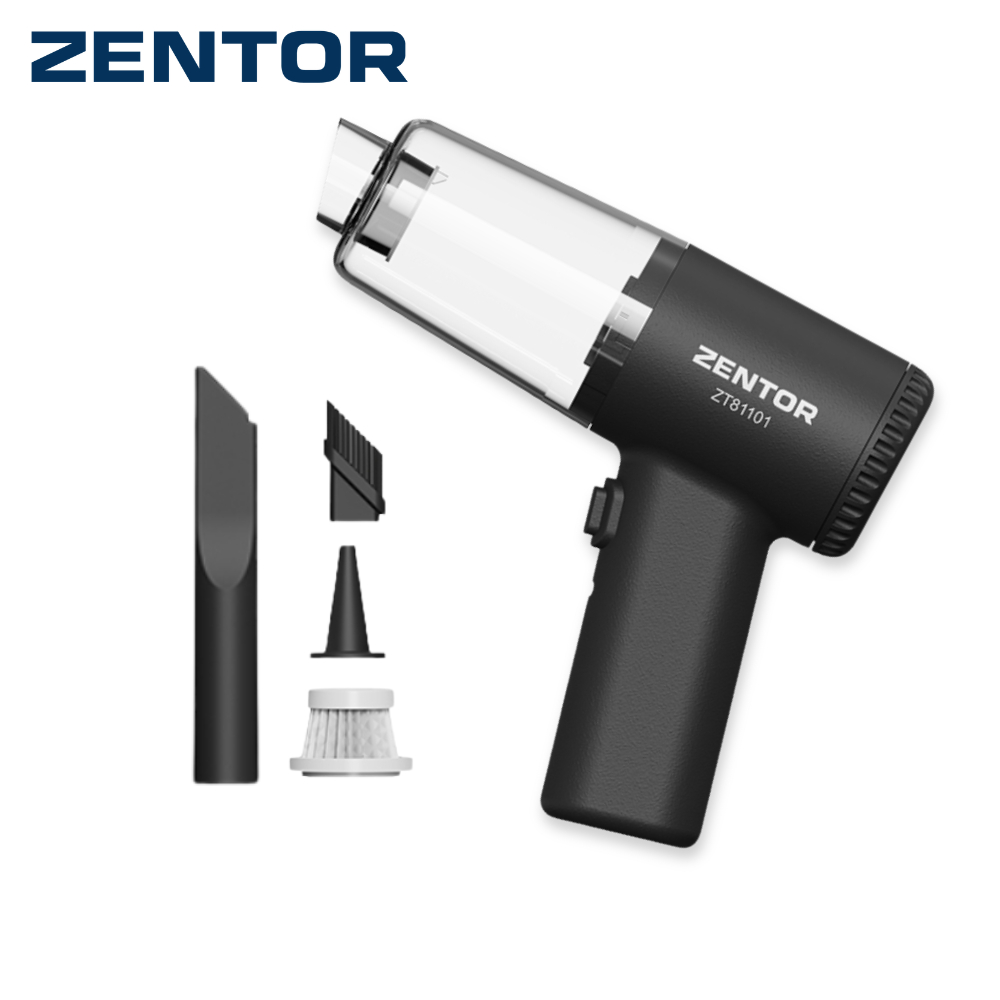 Zentor เครื่องดูดฝุ่นในรถ เครื่องดูดฝุ่นไร้สาย ดูดแรง น้ำหนักเบา  พกพาง่าย Portable vacuum cleaner