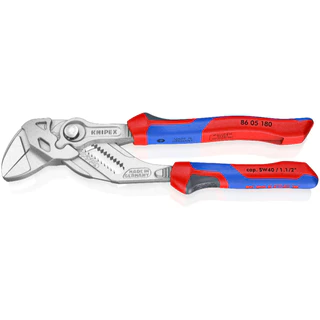 Knipex คีมประแจ 7 นิ้ว ด้ามสามสี สำหรับขันน็อต ใช้แทนกุญแจเลื่อน รุ่น 8605180