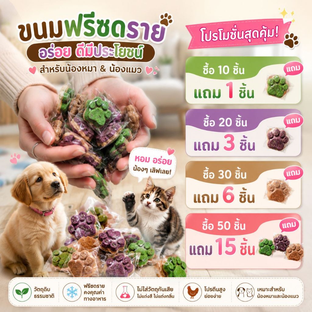 Dogfin (ด็อกฟิน) แซลมอนเส้นและแซลมอนเต๋า ขนมสำหรับสุนัขและแมวทุกสายพันธุ์