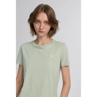 CC DOUBLE O SIGNATURE BIRD LOGO CREW NECK TEE ผู้หญิง เสื้อยืดคอกลมปักโลโก้นกซิกเนเจอร์ รุ่น O26WGWA007 (AW26 #P1)