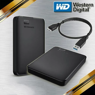 WD HardDisk External 1TB 2TB 4TB HDD USB3.0 2.5" Convenienc External Hard Disk ฮาร์ดไดรฟ์ภายนอก ฮาร์ดดิสก์แบ Hard Drives