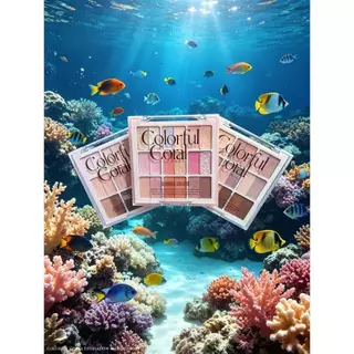 HF659 Sivanna Colors Colorful Coral Eyeshadow Palette ซีเวนน่า คัลเลอร์ส คัลเลอร์ฟูล คอรัล อายแชโดว์ พาเลทท์