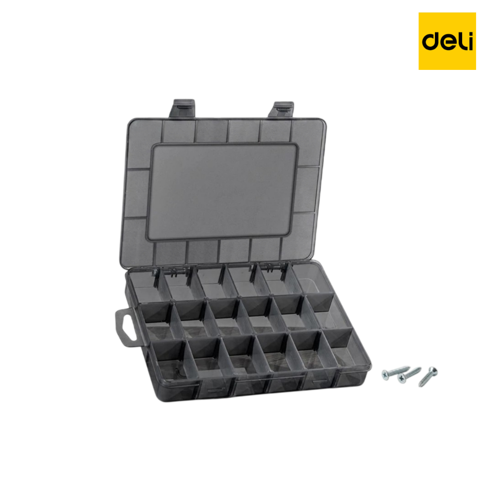กล่องเก็บอุปกรณ์ กล่องเก็บเครื่องมือช่าง กล่องจัดระเบียบ Tool Box ฝาปิดล็อกแน่น พลาสติกแข็งแรง ทนทาน Simple office