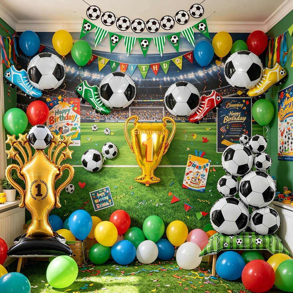 Football ฟุตบอล ลูกโป่งฟอยล์ลูกบอล ลูกบาส ลูกโป่งวันเกิด ลูกโป่งชุดSports