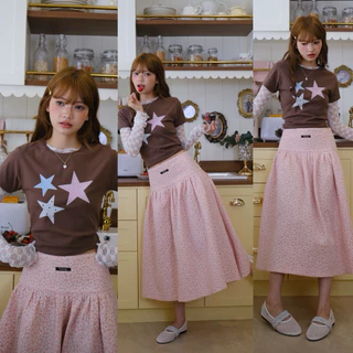 !NEW BABY DAISYY MIDI LONG SKIRT! กระโปรงยาวซิปข้าง* (อ่านรายละเอียดก่อนสั่งซื้อค่ะ)