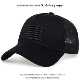 แฟชั่นเบสบอลหมวกอเมริกาธง Snapback หมวกปรับสำหรับกีฬากลางแจ้งหมวก Hip Hop หมวกอินเทรนด์สีทึบ