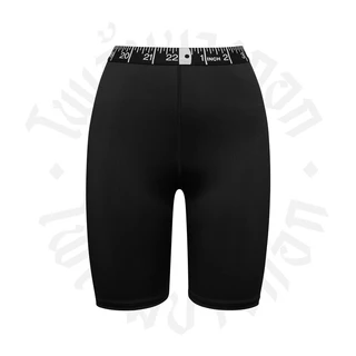 กางเกงขาสั้นทรงเอวสูงลายสายวัด - Biker Shorts