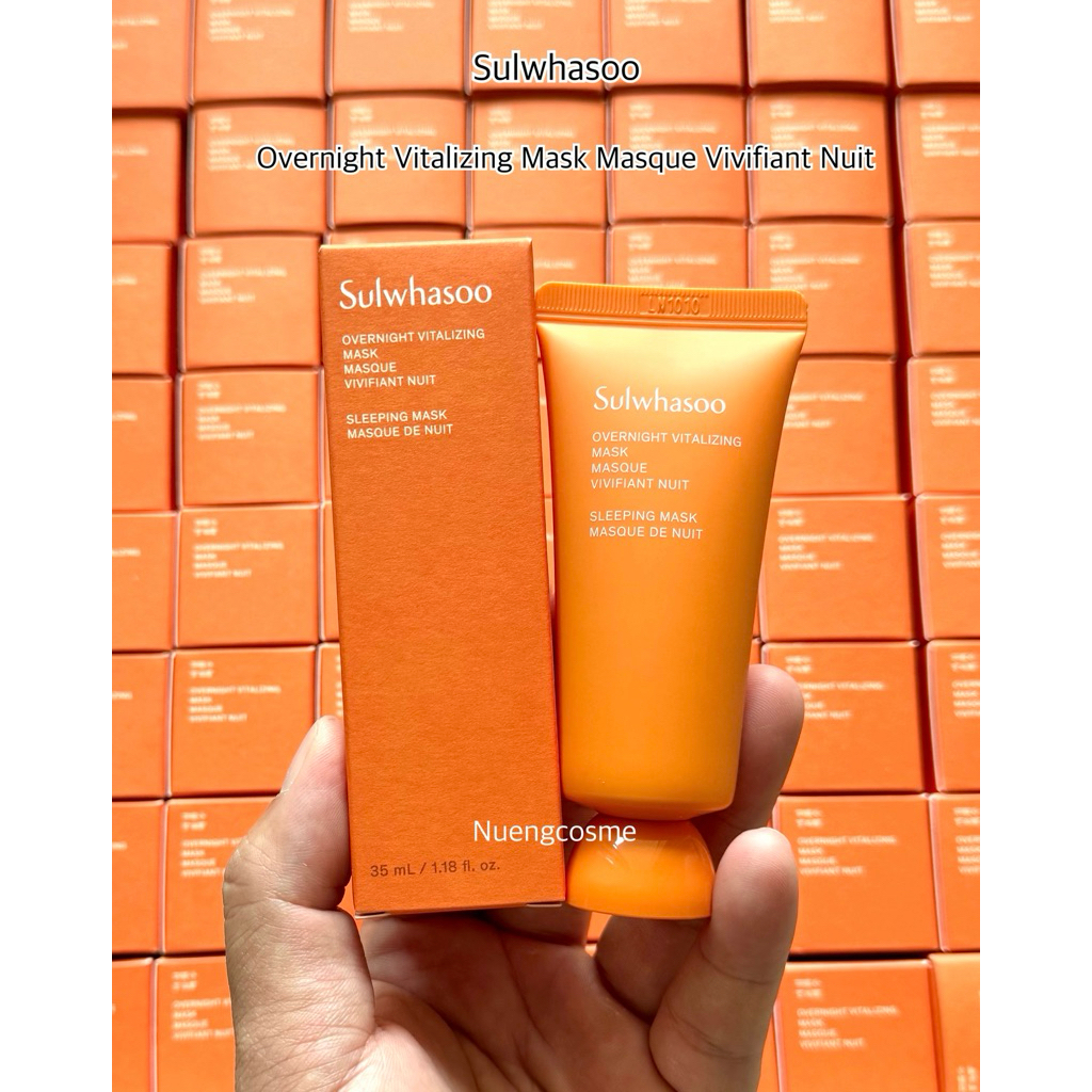 🧡(Overnight Mask)(ขนาด 35ml) Overnight vitalizing mask masque vivifiant nuit