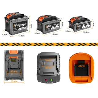 Tigron MT-21V แบตเตอรี่ลิเธียม 21700 สำหรับประแจไร้สาย Makita 10/15/20 ก้อน 5C
