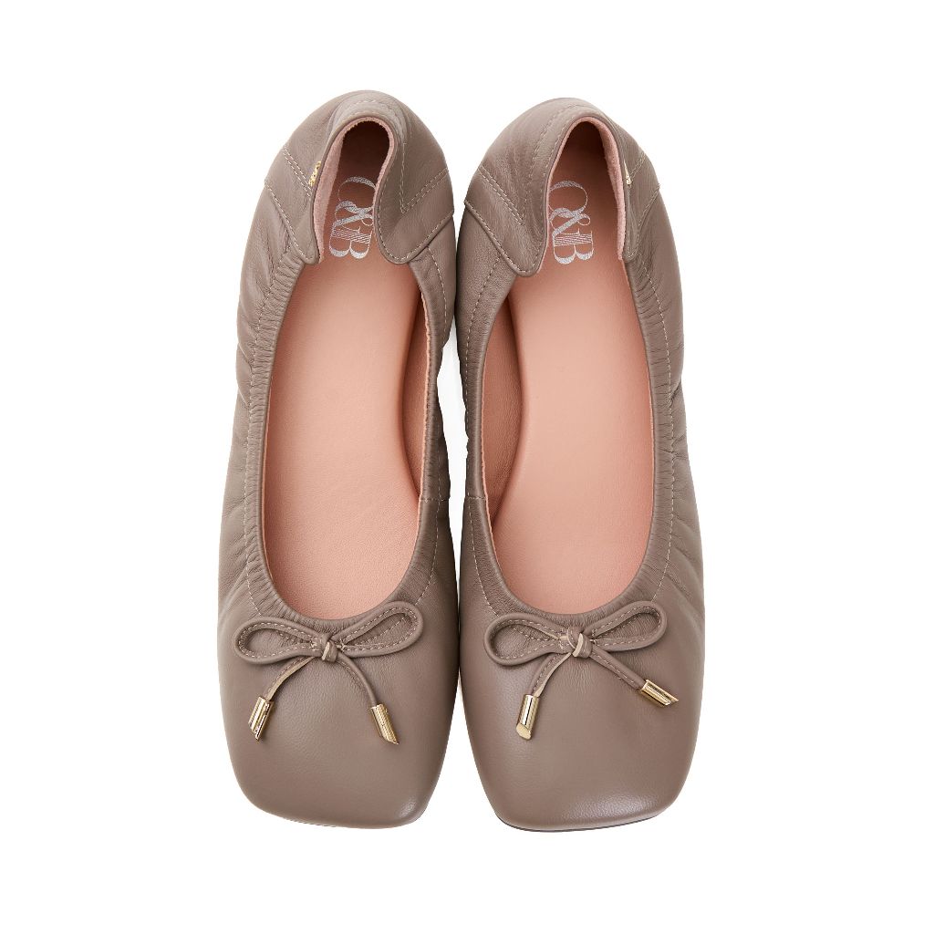 O&B รองเท้าหนังแกะแท้ รุ่น AUDREY RUSTON IN LONDON GREY-11298SS11029F_U6GYXX