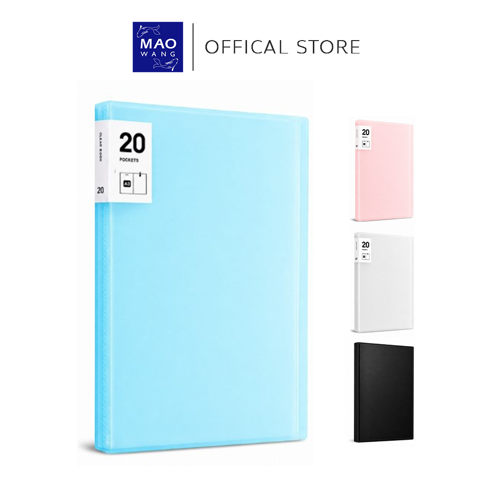 แฟ้มพลาสติกใส สะสมภาพวาด งานศิลปะ แบบสอด Portfolio Folder A2 A3