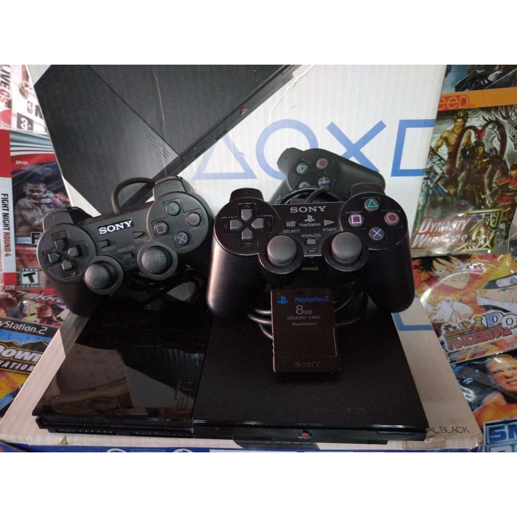 Ps2 Slim รุ่น 9 ล่าสุด แถม2จอย 1 เซฟ เกมส์ 5 แผ่น เล่นแท้ก้อปไรท์ปกติ