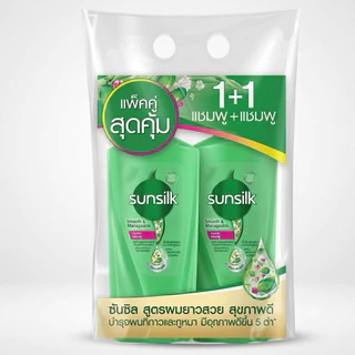 [1แถม1] Shampoo Sunsilk ซันซิล แชมพูสระผม ครีมนวดผม แพคคู่ขนาด 350 มล. ครบ ทุกสี [แชม/นวด] [แชม/แชม]