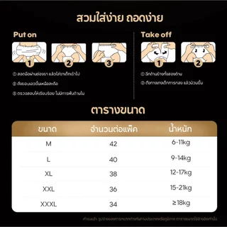[แพ็ค 2 ชิ้น ห่อเล็ก] Aiwibi Magic Comfort Pants กางเกงผ้าอ้อมเด็ก แพมเพิสเด็ก นุ่มพิเศษ บางเบา ระบายอากาศ ซึมซับดี ผิวแ